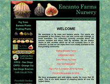 Tablet Screenshot of encantofarms.com
